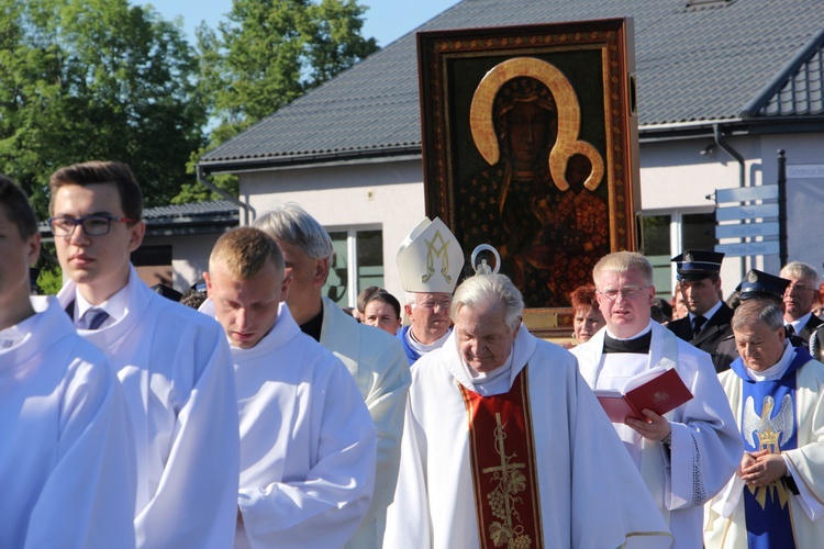 Powitanie ikony MB Częstochowskiej w Bielawach