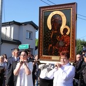 Powitanie ikony MB Częstochowskiej w Bielawach