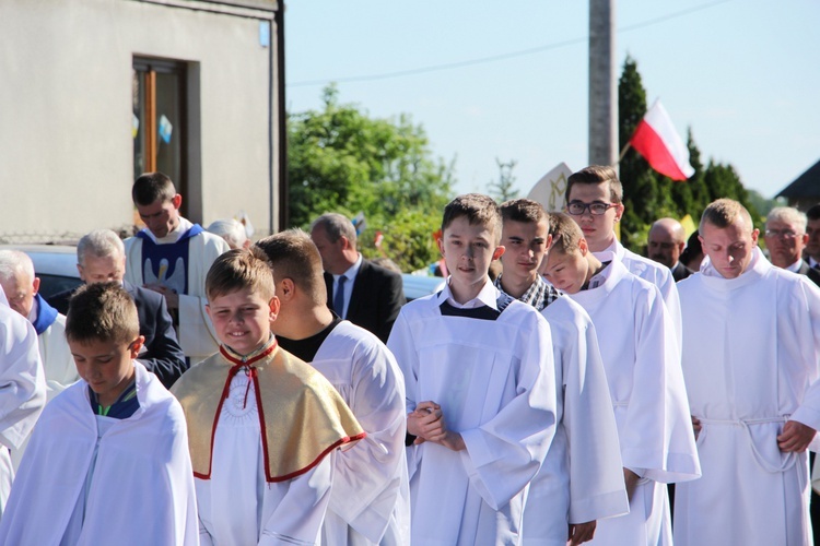 Powitanie ikony MB Częstochowskiej w Bielawach