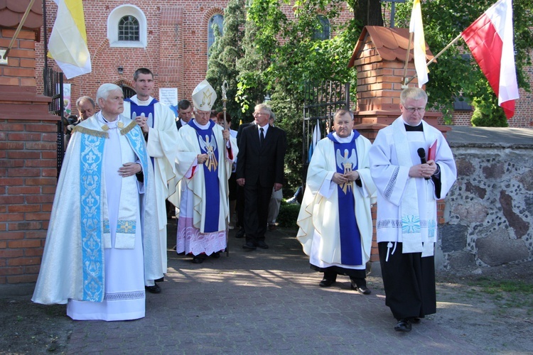 Powitanie ikony MB Częstochowskiej w Bielawach