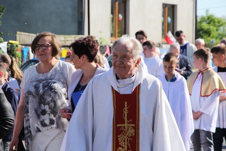 Powitanie ikony MB Częstochowskiej w Bielawach