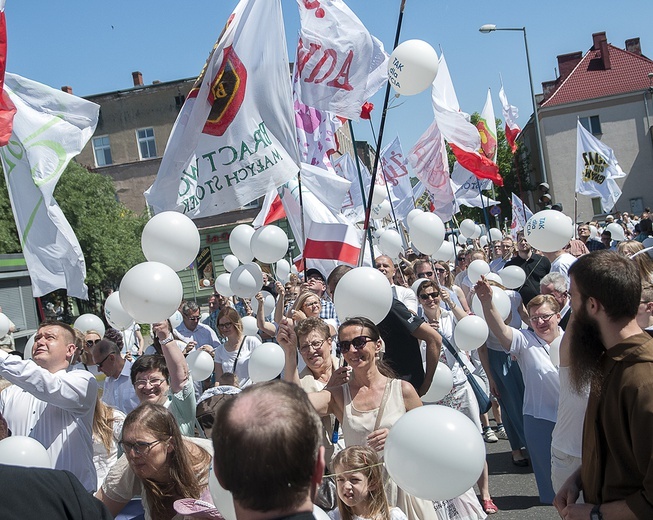 Marsz dla życia i rodziny w Pile