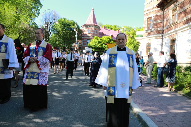 Procesja do Królowej Krynickich Zdrojów