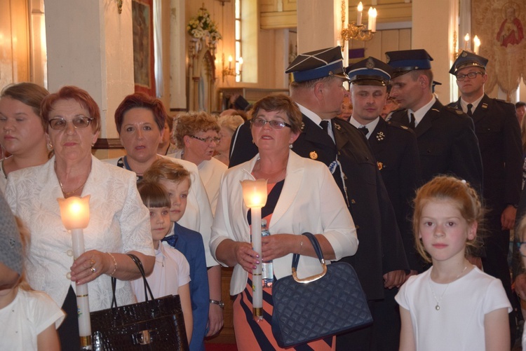 Powitanie ikony MB Częstochowskiej w Oszkowicach