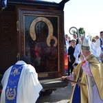 Powitanie ikony MB Częstochowskiej w Oszkowicach