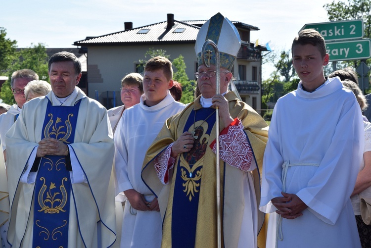 Powitanie ikony MB Częstochowskiej w Oszkowicach