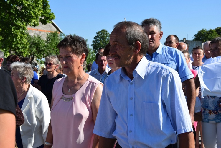 Powitanie ikony MB Częstochowskiej w Oszkowicach