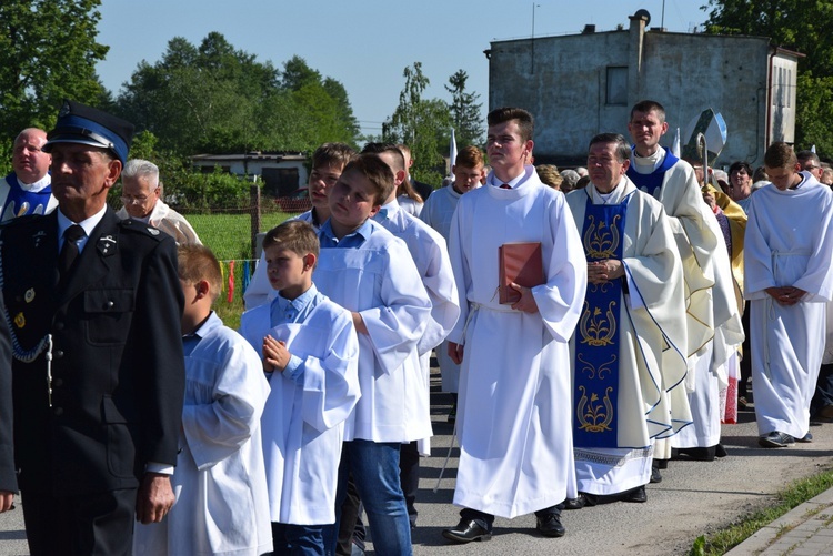 Powitanie ikony MB Częstochowskiej w Oszkowicach