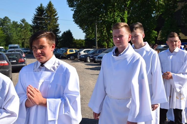 Powitanie ikony MB Częstochowskiej w Oszkowicach