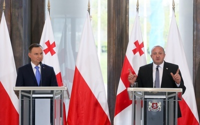 Prezydent Gruzji: Dziękuję Polsce za mocne wsparcie