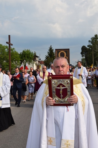 Powianie ikony MB Częstochowskiej w Starym Waliszewie