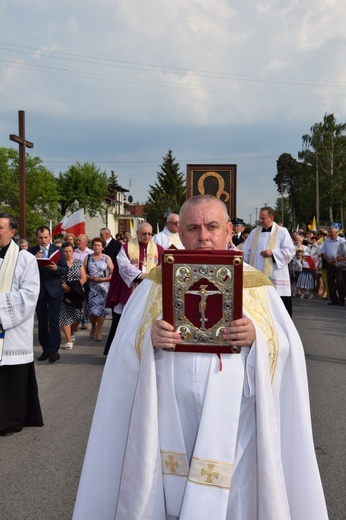 Powianie ikony MB Częstochowskiej w Starym Waliszewie