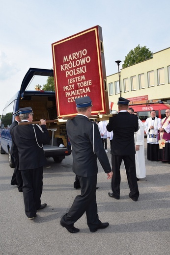 Powianie ikony MB Częstochowskiej w Starym Waliszewie