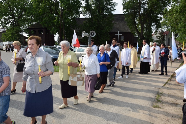 Powianie ikony MB Częstochowskiej w Starym Waliszewie