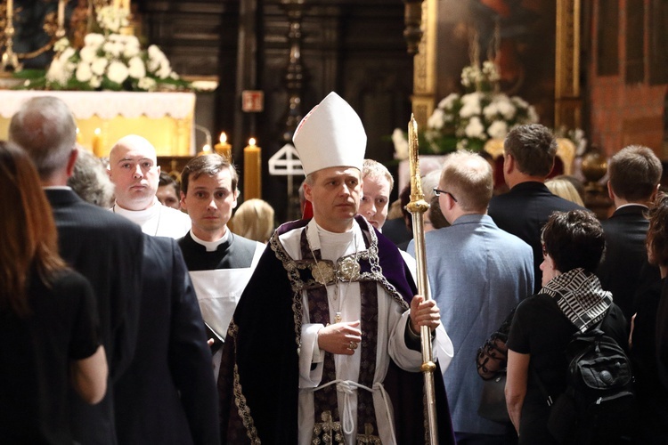 Pożegnanie Zbigniewa Wodeckiego w bazylice Mariackiej