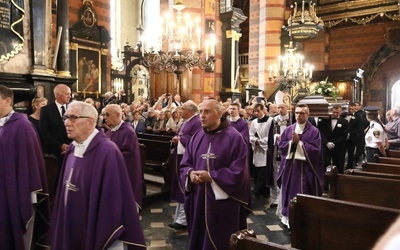 Pożegnanie Zbigniewa Wodeckiego w bazylice Mariackiej