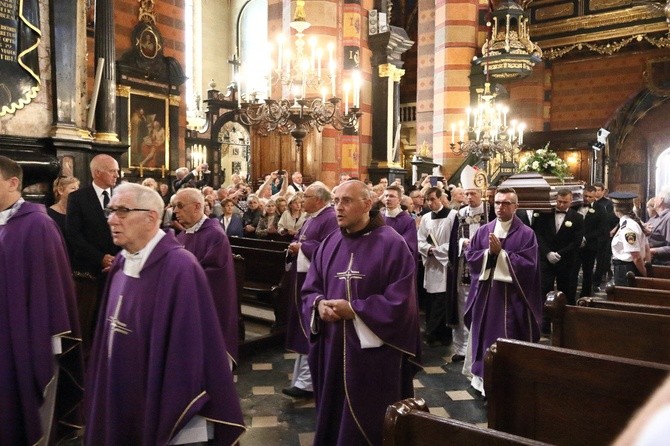 Pożegnanie Zbigniewa Wodeckiego w bazylice Mariackiej