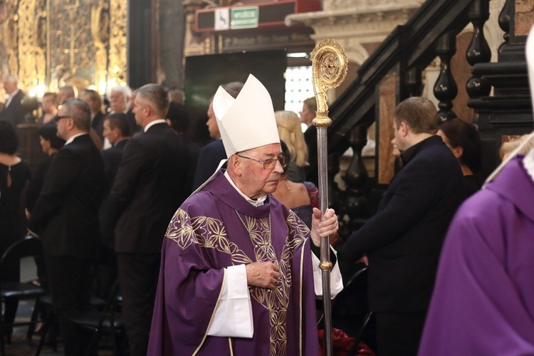 Pożegnanie Zbigniewa Wodeckiego w bazylice Mariackiej