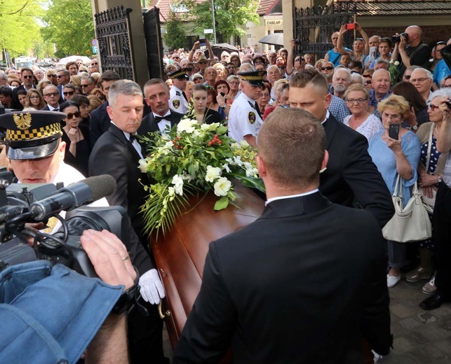 Pogrzeb Zbigniewa Wodeckiego na cmentarzu Rakowickim