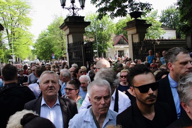 Pożegnanie Zbigniewa Wodeckiego na cmentarzu Rakowickim