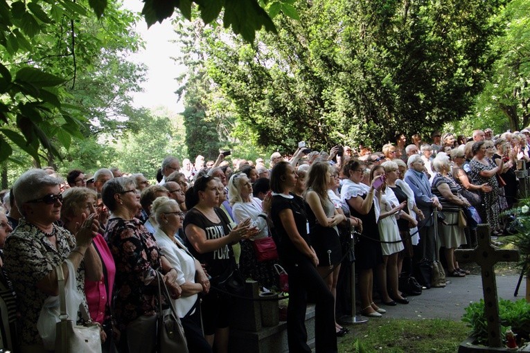 Pożegnanie Zbigniewa Wodeckiego na cmentarzu Rakowickim