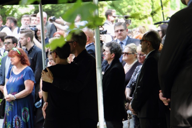 Pożegnanie Zbigniewa Wodeckiego na cmentarzu Rakowickim