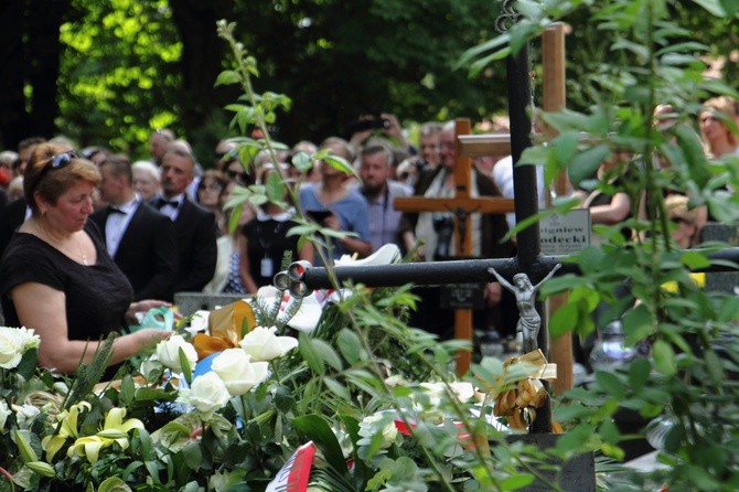 Pożegnanie Zbigniewa Wodeckiego na cmentarzu Rakowickim