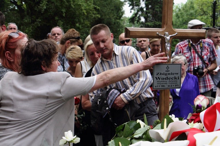 Pożegnanie Zbigniewa Wodeckiego na cmentarzu Rakowickim