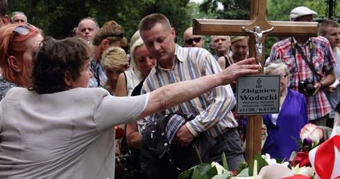 Pożegnanie Zbigniewa Wodeckiego na cmentarzu Rakowickim