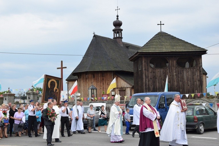 Powitanie ikony MB Częstochowskiej w Mąkolicach