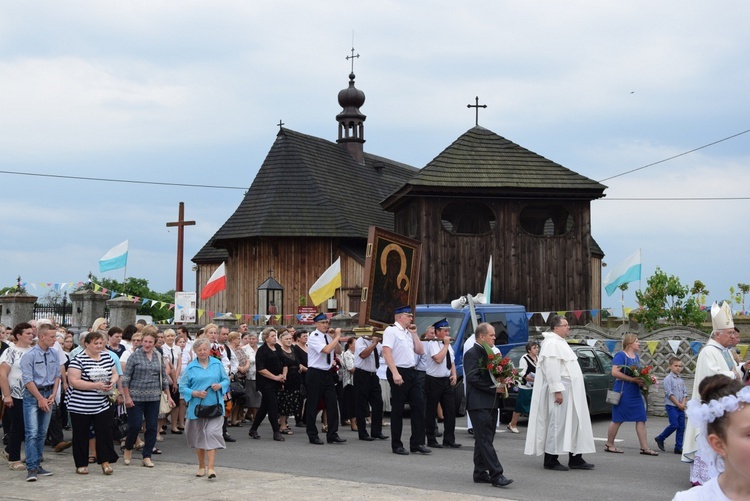 Powitanie ikony MB Częstochowskiej w Mąkolicach