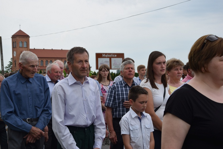 Powitanie ikony MB Częstochowskiej w Mąkolicach