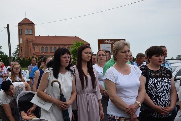 Powitanie ikony MB Częstochowskiej w Mąkolicach