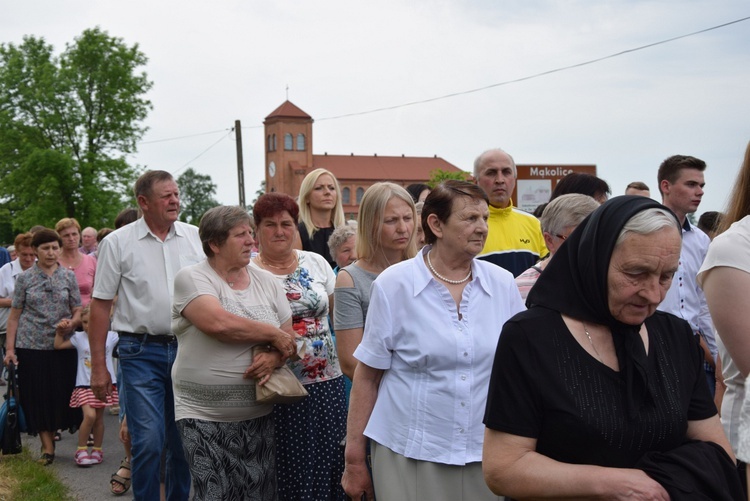 Powitanie ikony MB Częstochowskiej w Mąkolicach