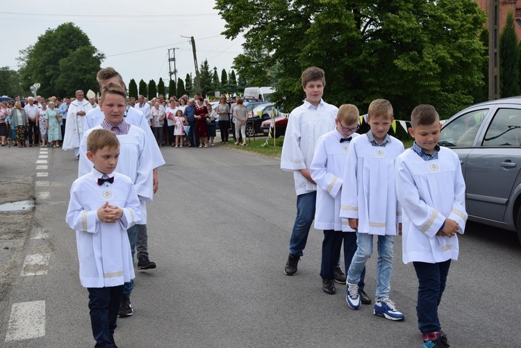 Powitanie ikony MB Częstochowskiej w Mąkolicach