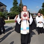 Powitanie ikony MB Częstochowskiej w parafii św. Maksymiliana w Głownie