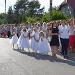 Powitanie ikony MB Częstochowskiej w parafii św. Maksymiliana w Głownie