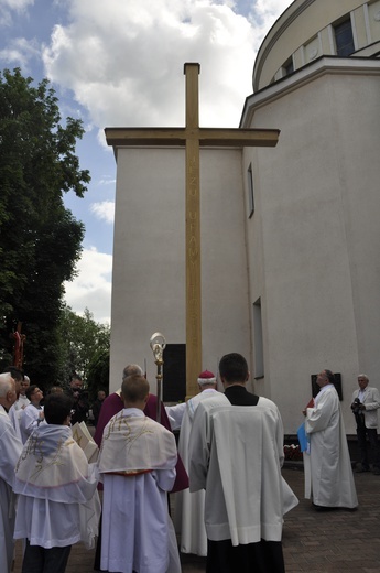 Powitanie ikony MB Częstochowskiej w parafii św. Jakuba w Głownie