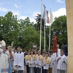 Powitanie ikony MB Częstochowskiej w parafii św. Jakuba w Głownie