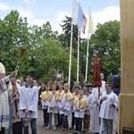 Powitanie ikony MB Częstochowskiej w parafii św. Jakuba w Głownie