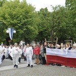 Powitanie ikony MB Częstochowskiej w parafii św. Jakuba w Głownie