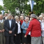 Powitanie ikony MB Częstochowskiej w parafii św. Jakuba w Głownie