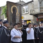 Powitanie ikony MB Częstochowskiej w parafii św. Jakuba w Głownie