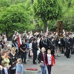 Powitanie ikony MB Częstochowskiej w parafii św. Jakuba w Głownie