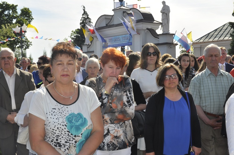 Powitanie ikony MB Częstochowskiej w Dmosinie