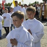 Powitanie ikony MB Częstochowskiej w Dmosinie