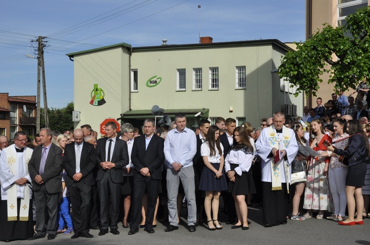 Powitanie ikony MB Częstochowskiej w Dmosinie