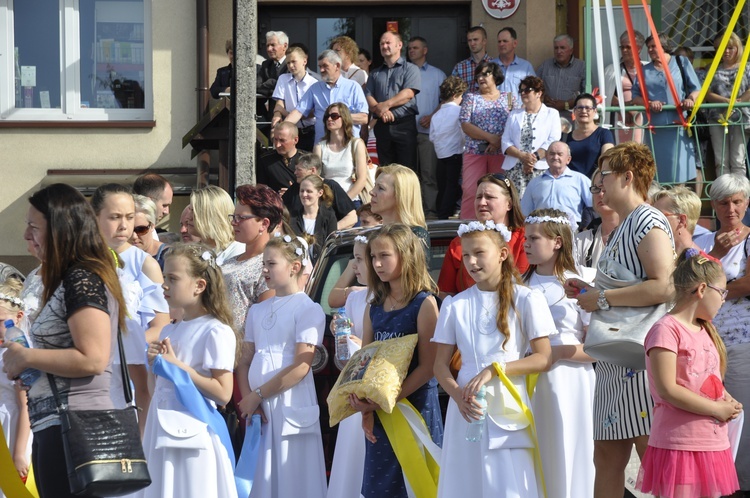 Powitanie ikony MB Częstochowskiej w Dmosinie