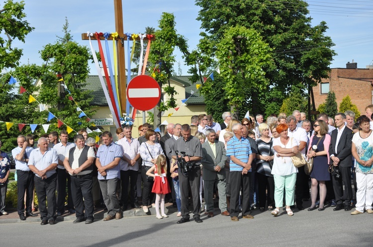 Powitanie ikony MB Częstochowskiej w Dmosinie