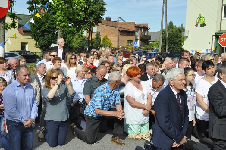 Powitanie ikony MB Częstochowskiej w Dmosinie